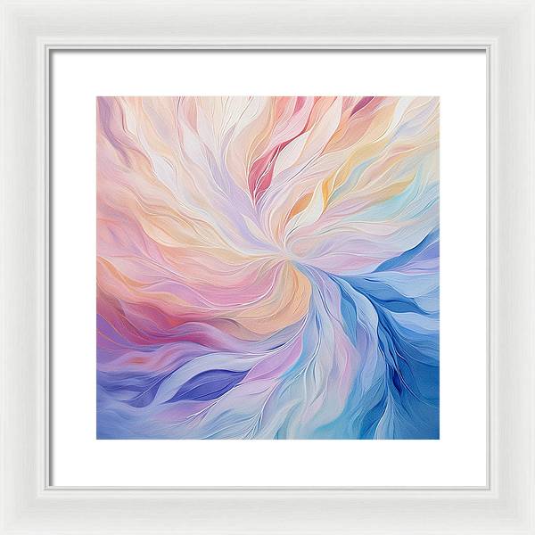 Serenitys Swirl - Framed Print