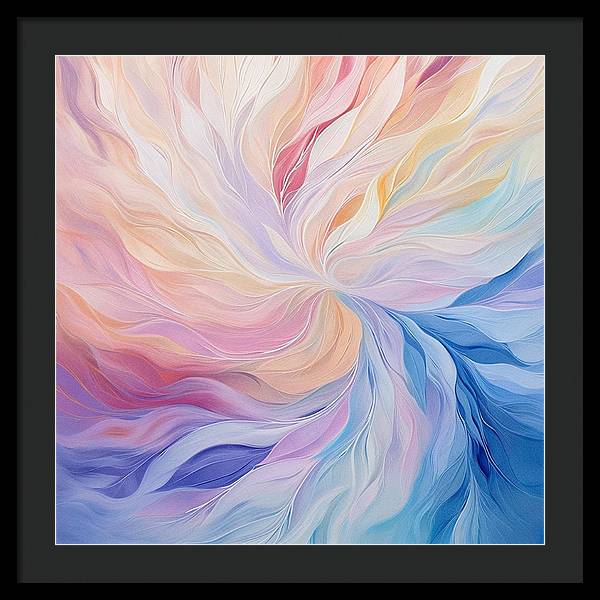 Serenitys Swirl - Framed Print