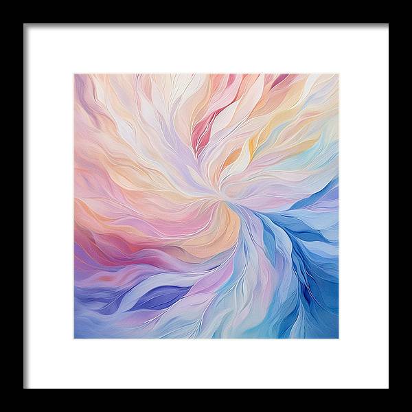 Serenitys Swirl - Framed Print