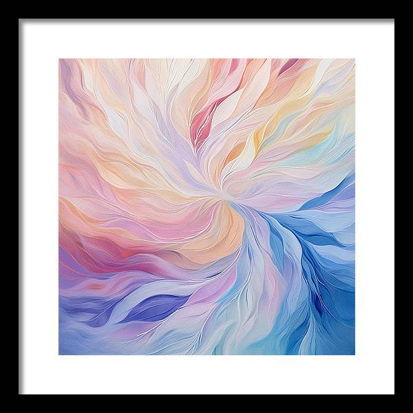 Serenitys Swirl - Framed Print