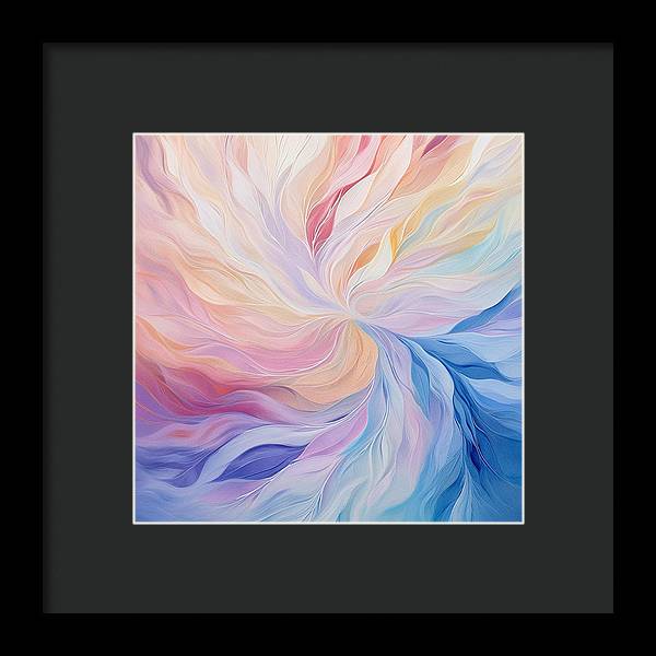 Serenitys Swirl - Framed Print