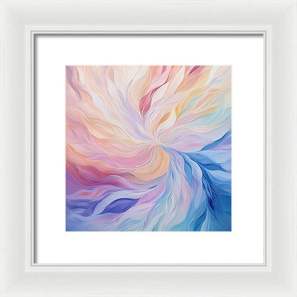 Serenitys Swirl - Framed Print