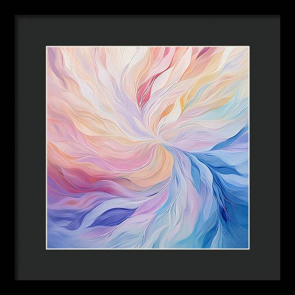 Serenitys Swirl - Framed Print