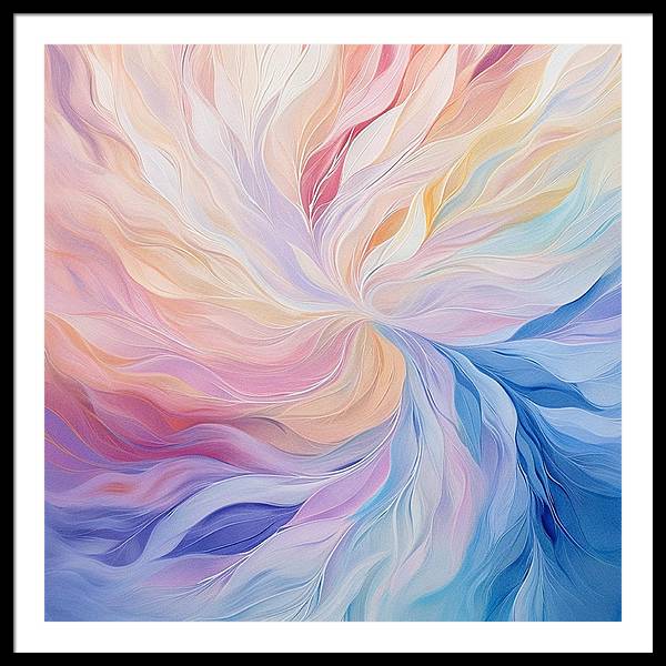 Serenitys Swirl - Framed Print