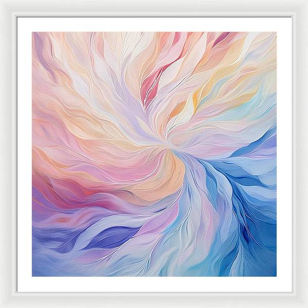 Serenitys Swirl - Framed Print