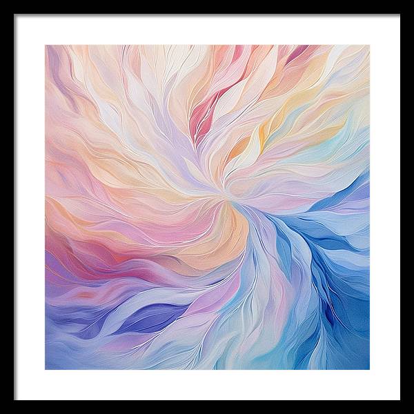 Serenitys Swirl - Framed Print